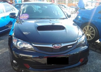 Cars inspected by PDS Vehicle inspections include this Subaru WRX - PDS Car Inspections will visit Car Yard