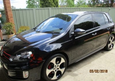 Cars inspected by PDS Vehicle inspections include this Volkswagen Golf GTI having a car inspection