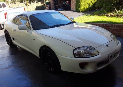 Cars inspected by PDS Vehicle inspections include this Toyota Supra - sports car inspections